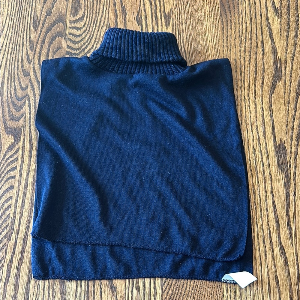 NWOT Black knit turtleneck dickie. One size fits all